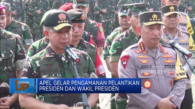 Video: Apel Gelar Pengamanan Pelantikan Presiden dan Wakil Presiden