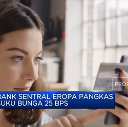 Video: Bank Sentral Eropa Pangkas Suku Bunga 25 Bps