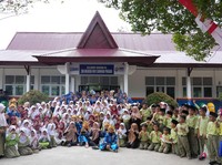 Dorong Kualitas Pendidikan, BRI Renovasi SDN 001 Sungai Pagar Riau