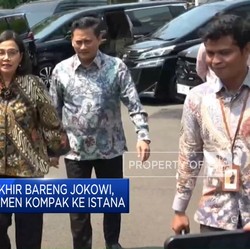 Video: Sri Mulyani & 2 Wamen Makan Siang Terakhir Bareng Jokowi