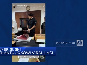 Video: Gara-Gara Pamer Sushi! Menantu Jokowi Viral Lagi