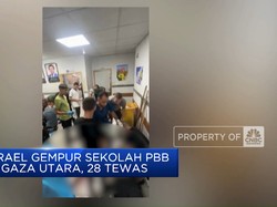 Video: Israel Luluh Lantakkan Sekolah di Jabalia Gaza, 28 Orang Tewas