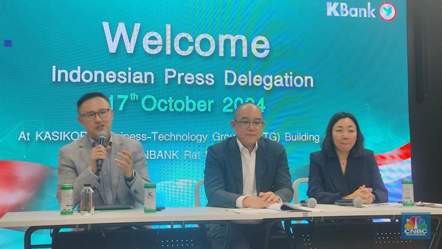 KBank. (CNBC Indonesia/Sefti Oktarianisa)