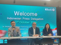 KBank. (CNBC Indonesia/Sefti Oktarianisa)