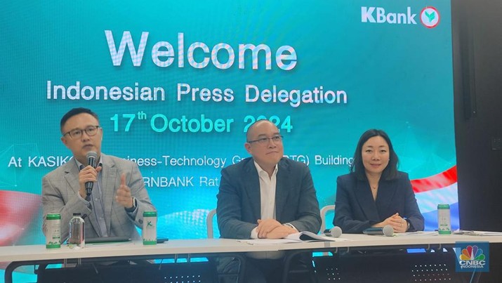 KBank. (CNBC Indonesia/Sefti Oktarianisa)