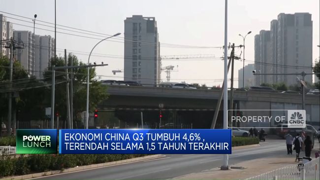 Video: PDB China 4,6%, Terendah Terakhir Selama 1,5 Tahun