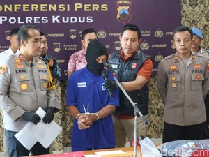 Ini Tampang Ayah Pembunuh Anak Kandung Pakai Linggis di Kudus