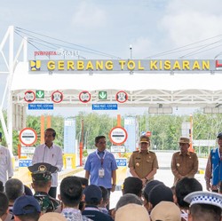 Proyek Tol Trans Sumatera Garapan PTPP Diresmikan Jokowi
