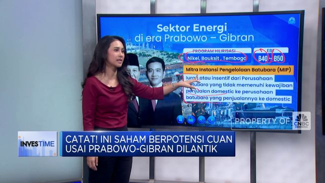 Video: Saham Sektor Ini Berpotensi Cuan Usai Prabowo-Gibran Dilantik