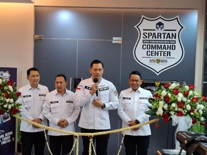 Resmikan Posko Spartan di ATR/BPN, AHY: Semoga Fokus Berantas Mafia Tanah