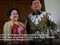 Megawati Tak Hadir di Pelantikan Prabowo-Gibran, Ini Alasannya..