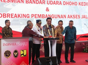 Resmikan Bandara Dhoho Kediri, Luhut: Investasi Jangka Panjang yang Baik