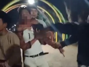 Suami Gerebek Istri Selingkuh di Taman Bangkalan, PIL Babak Belur Dihajar