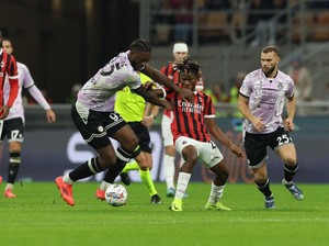 Milan Vs Udinese: 10 Pemain Rossoneri Kalahkan Zebra Kecil 1-0