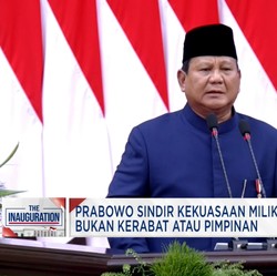 Video: Prabowo Sindir Soal Kekuasaan, Milik Rakyat Bukan Kerabat