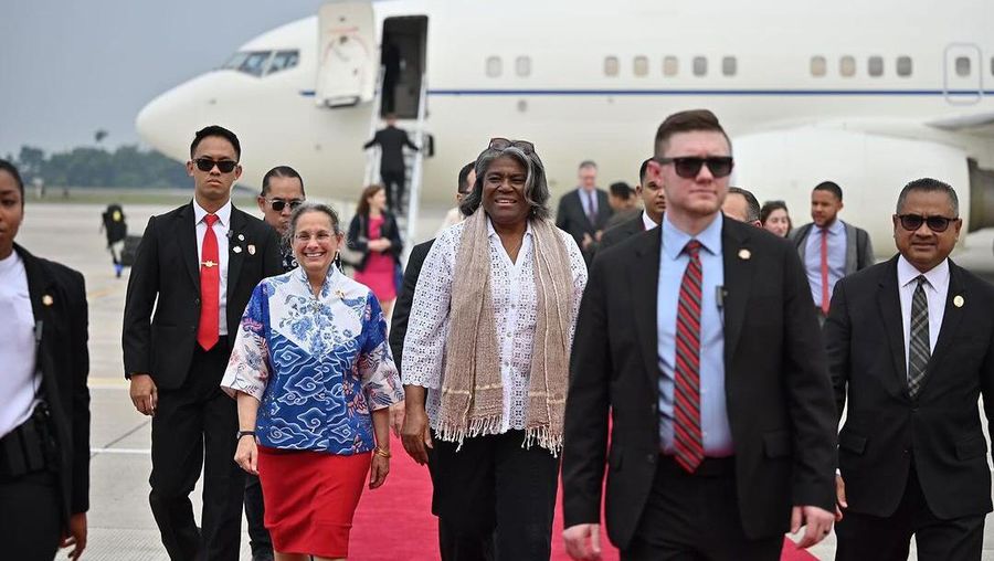 Delegasi AS yang mewakili Presiden Biden tiba di Indonesia untuk memperingati pelantikan Presiden Prabowo Subianto. (Instagram @usaidindonesia)