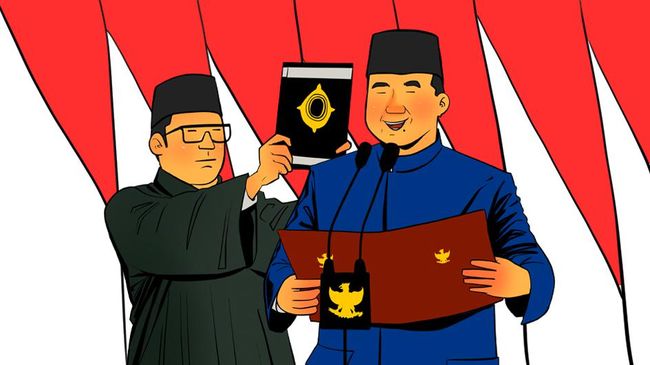 Ini 5 Poin Penting Pidato Perdana Presiden Prabowo