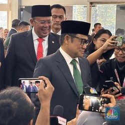 Cak Imin Terpantau Hadiri Pelantikan Prabowo-Gibran di Gedung MPR/DPR