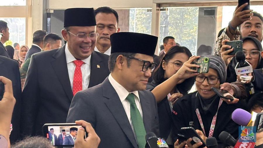 Ketua Harian Partai PKB Muhaimin Iskandar. (²©²ÊÍøÕ¾/Rindi Salsabila)