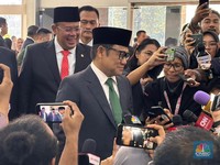Cak Imin Terpantau Hadiri Pelantikan Prabowo-Gibran di Gedung MPR/DPR