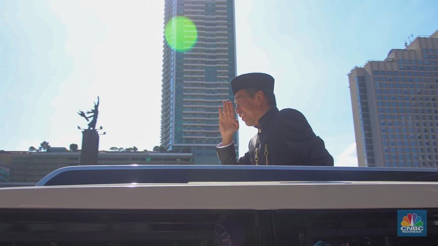 Pelantikan Presiden dan Wakil Presiden RI, Prabowo Subianto - Gibran Rakabuming di MPR RI. (Pool DPR/MPR RI)