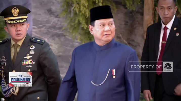 Momen Prabowo Tiba di Gedung DPR/MPR Jelang Pelantikan Presiden