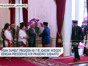  Momen Prabowo Tiba di Istana, Disambut Jokowi Hingga Keluarga