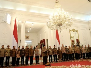 Daftar Lengkap Nama Menteri dan Wamen Kabinet Merah Putih Prabowo-Gibran