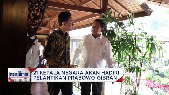 Video: Pelantikan Prabowo-Gibran Dihadiri 21 Kepala Negara