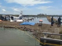 Video: Pesawat SAM Air Jatuh di Gorontalo, 4 Orang Tewas
