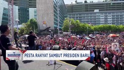  Pesta Rakyat Sambut Presiden Baru
