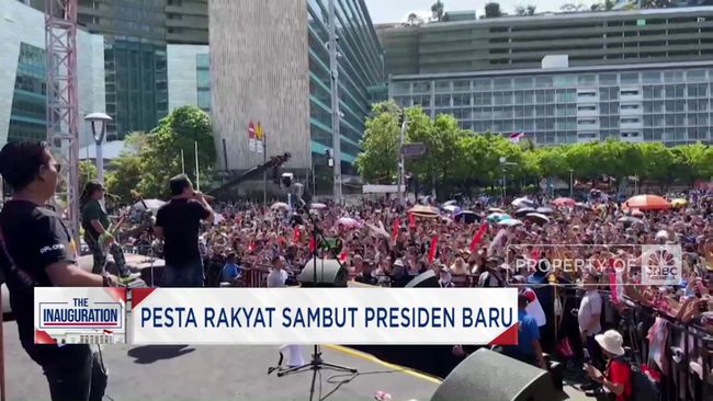 Video: Pesta Rakyat Sambut Presiden Baru