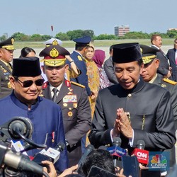 Pesan Prabowo kepada Jokowi di Bandara Halim: Kita Doakan yang Terbaik
