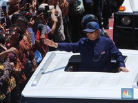 Bukan Kereta Kuda, Prabowo Diantar Pakai 'Garuda' ke Istana