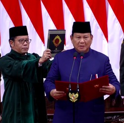 Isi Sumpah Prabowo Subianto sebagai Presiden Terbaru Indonesia