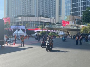 Jalan Senayan-Istana Kembali Dibuka Usai Pesta Rakyat Pelantikan Presiden