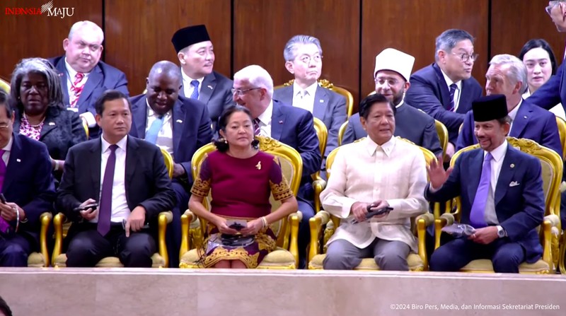 Suasana Pelantikan Presiden dan Wakil Presiden Republik Indonesia Masa Jabatan 2024-2029 di DPR RI, Jakarta, Minggu (20/10/2024). (Tangkapan Layar Youtube Sekretariat Presiden)