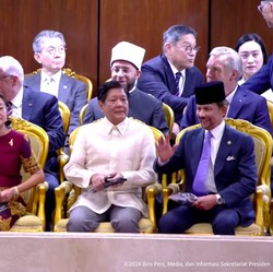 Senyum Manis Para Pemimpin Negara di Pelantikan Prabowo-Gibran