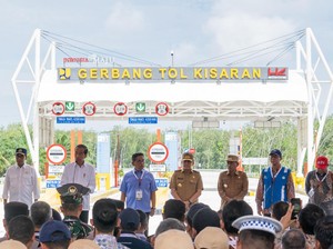 Diresmikan Jokowi, PTPP Rampungkan Proyek Jalan Tol Trans Sumatera