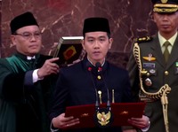 Resmi Jadi Wakil Presiden RI, Ini Isi Sumpah yang Diucapkan Gibran