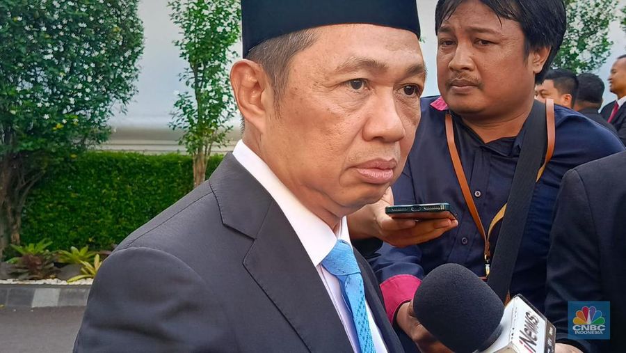 Anis Matta. (CNBC Indonesia/Rosseno Aji)