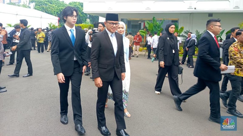 Para wakil menteri Kabinet Merah Putih telah resmi dilantik di Istana Merdeka, Jakarta, Senin (21/10/2024). Senyum ceria terlihat di wajah para wamen itu usai dilantik.