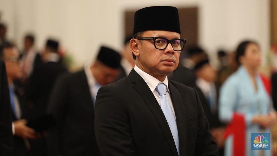 Bima Arya di Istana Negara, Jakarta, Senin (21/10/2024). (CNBC Indonesia/Tri Susilo)