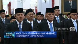 Video: Mayor Teddy Jadi Seskab, Tak Lagi Setara Menteri?
