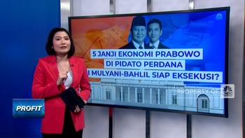 Video: 5 Janji Ekonomi Prabowo di Pidato Perdana
