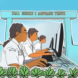 Dari Wilayah Perbatasan, Internet Memerdekakan Murid dari Keterbatasan