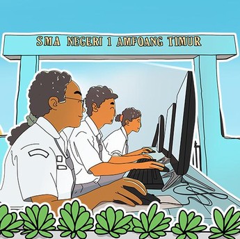 Dari Wilayah Perbatasan, Internet Memerdekakan Murid dari Keterbatasan