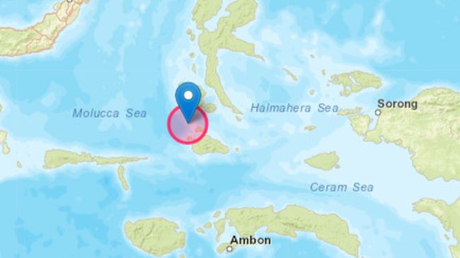 Maluku Utara Diguncang 4 Kali Gempa Hari Ini, Kekuatan di Atas M5