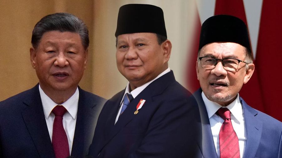 Foto Kolase Presiden China, Xi Jinping, Presiden Prabowo Subianto, Perdana Menteri Malaysia, Anwar Ibrahim. Foto Kolase Presiden China, Xi Jinping, Presiden Prabowo Subianto, Perdana Menteri Malaysia, Anwar Ibrahim. (AP Photo dan CNBC Indonesia/Tri Susilo)