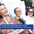 Video: Harapan Masyarakat Pada Kepemimpinan Prabowo Subianto